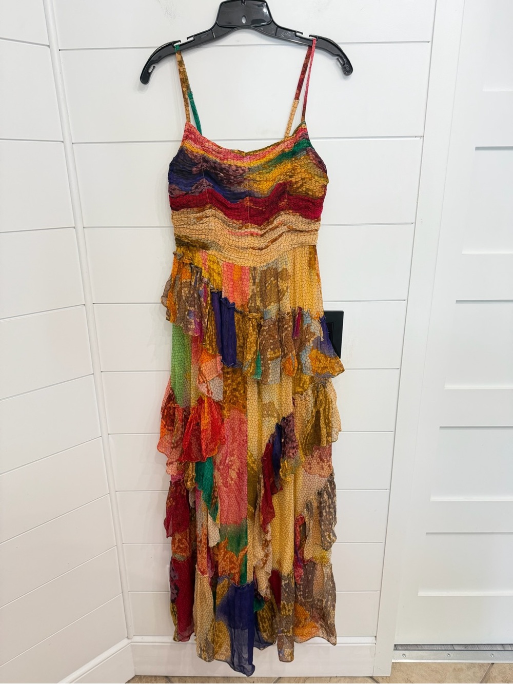 Siddhartha Bansal Paradise Chiffon Maxi Dress Size Medium 36737 - Picture 2 of 13